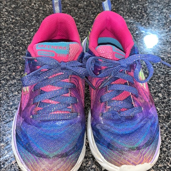 Skechers Other - Girls size 13 colorful sketchers tennis shoes